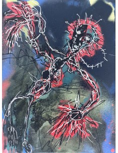 The body of a lifeless monkey